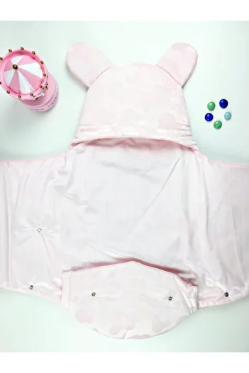 Bebitof Velboa Swaddle with Teddy Bear Pattern