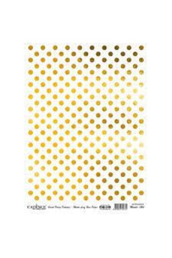 Cadence Model 024 Gold Foil Brass Decopage