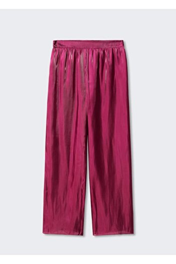 MANGO Woman Saten Palazzo Pantolon