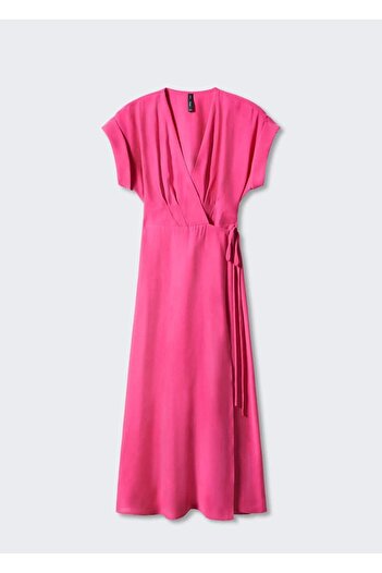 MANGO Woman Anvelop Modal Elbise