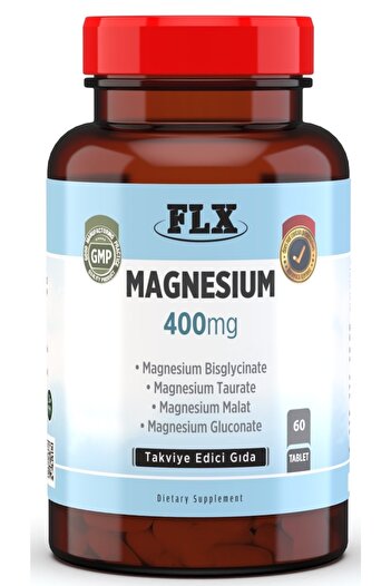 FLX Magnezyum Elementleri Complex 400 mg 60 Tablet