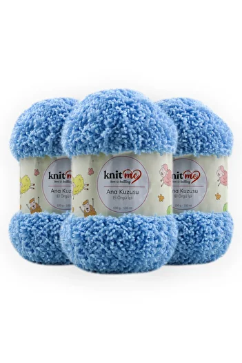 knitme MOTHER'S LAMB 100 gr 3 Pack Baby Hand Knitting Yarn Taka Yarn (709)