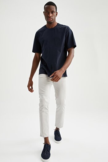DeFacto Extra Slim Fit Chino Canvas Trousers
