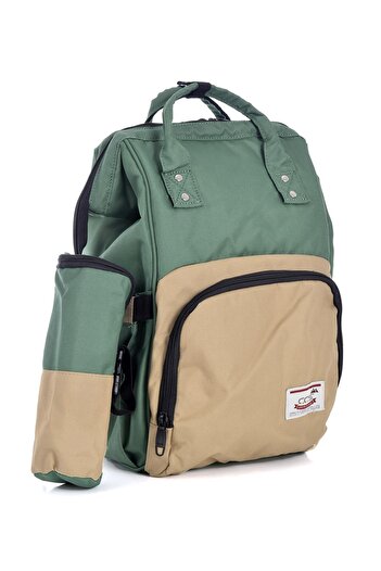 ÇÇS 16099 Mother Baby Care Backpack 2-piece Green-beige