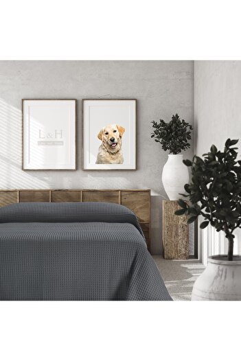 Lucy and Home Double Pike, Bedspread 220x240 Cm Anthracite