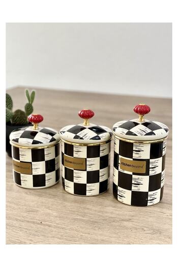 ACAR Enamel Makenzi 3-Piece Jar / Spice Set