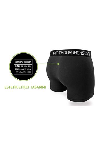 ANTHONY JACKSON Box of 6 Lycra Premium Men's Boxer Arthur