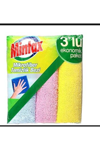 Mintax Multi-Purpose Microfiber Cleaning Cloth Set of 3