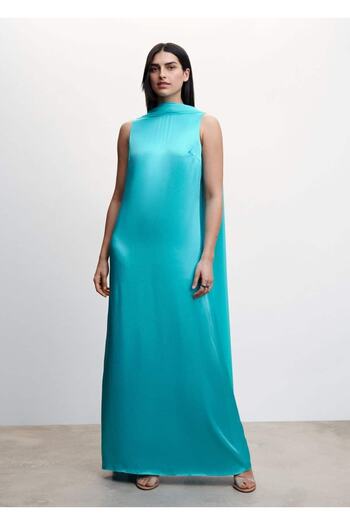 MANGO Woman Φόρεμα με ανοιχτή ράχη