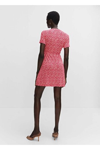 MANGO Woman Paisley Patterned Dress