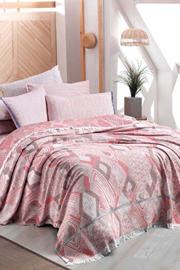 Sarev Pedro Red Double 100% Cotton Yarn Dyed Pique Set