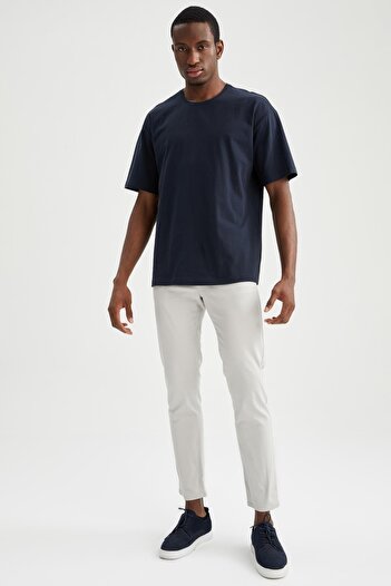 DeFacto Extra Slim Fit Chino Canvas Trousers