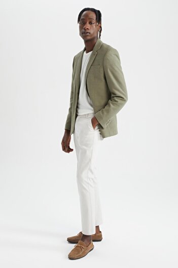 DeFacto Slim Fit Chino Gabardine Trousers