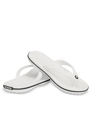 Crocs Papuci unisex Crocband Flip - 11033 Alb