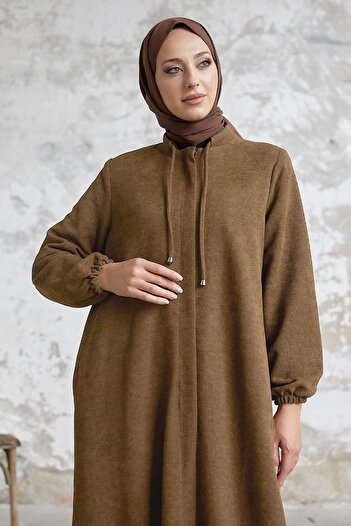 InStyle Levina Abaya se skrytou légou – světle hnědá