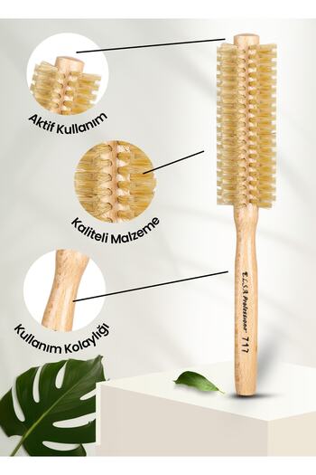 ELSA Επαγγελματική βούρτσα μαλλιών 717 Natural