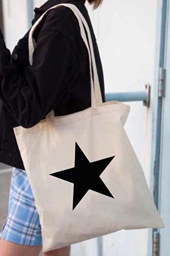 EFBUTİK Cloth Bag Types - Filled with Stars