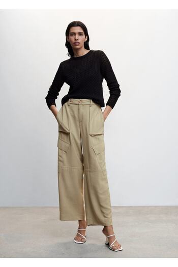 MANGO Woman Cargo Pants with Pockets