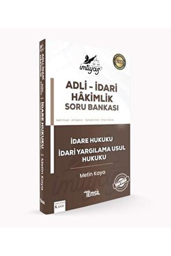 Temsil Kitap İmtiyaz İdare Hukuku- İdari Yargılama Usul Hukuku Soru Bankası / Temsil Kitap / 9786256416413