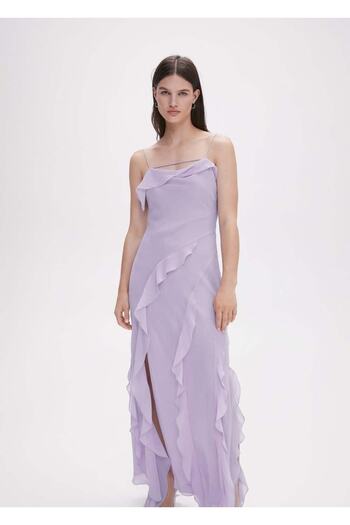 MANGO Woman Ruffle Detailed Dress