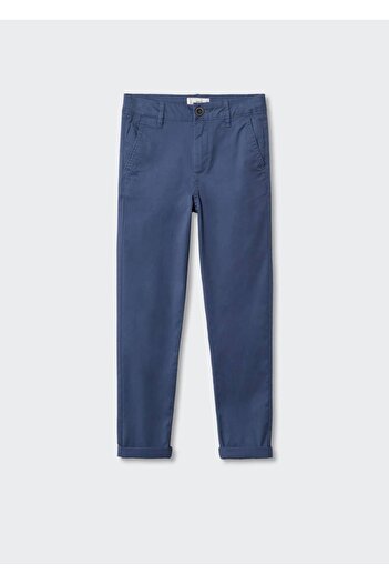 MANGO Kids Pamuklu Chino Pantolon