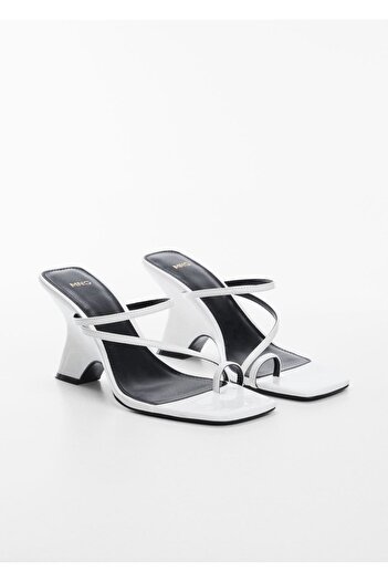 MANGO Woman Asymmetric Heeled Sandals