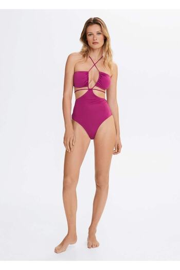MANGO Woman Cross Strap Swimsuit