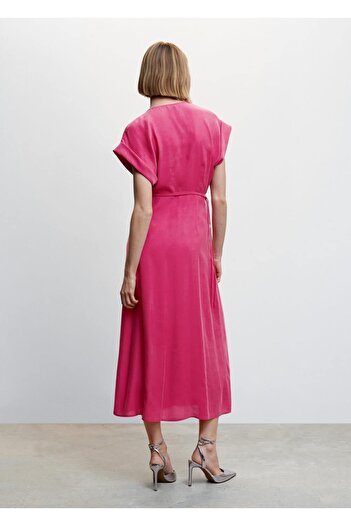 MANGO Woman Anvelop Modal Elbise