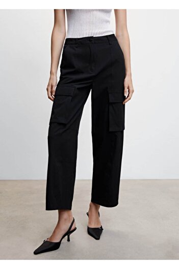 MANGO Woman Cargo Pants with Pockets