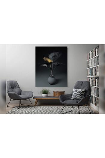 Tablo Deposu Modern Vase Canvas Smiley Painting