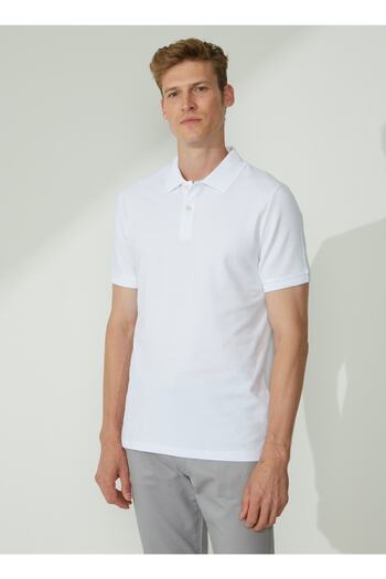 ALTINYILDIZ CLASSICS Altınyıldız Classics Polo ανδρικό μπλουζάκι με λαιμόκοψη 4A9000000001