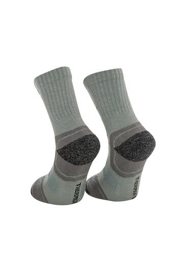 THERMOFORM Gray Kids Running Socks