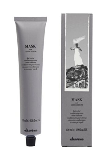 Davines Mask with Vibrachrom Yoğun Kalıcı Göz Alıcı Saç Boyası 100ml No 4.0 Orta Kahve