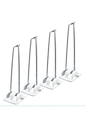 Armağan Chrome Steel Floor Table Leg with Plastic Apparatus