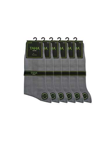 TAHA SOCKS Taha 6 Pack Men's Black Seamless Summer Bamboo Socks
