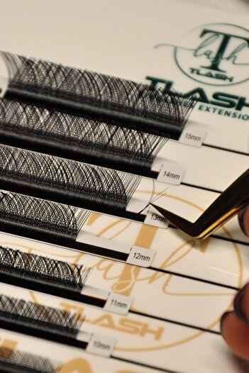 T&Y EYELASH İpek Kirpik , YY D Kıvrım , 0.07 Kalınlık , 11 mm , T&Y , 16 Sıra