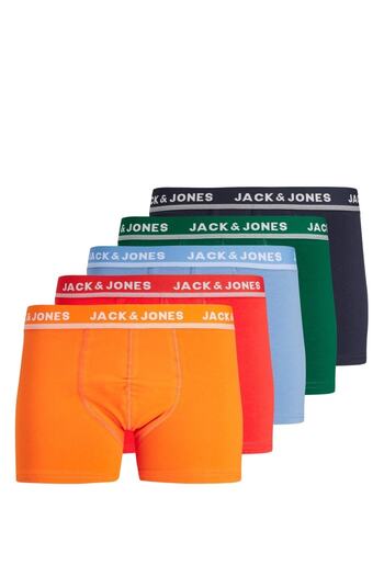 Jack & Jones Ανδρικά μποξεράκια 5 συσκευασιών JACCOLORFUL KENT Boxer 5 PACK