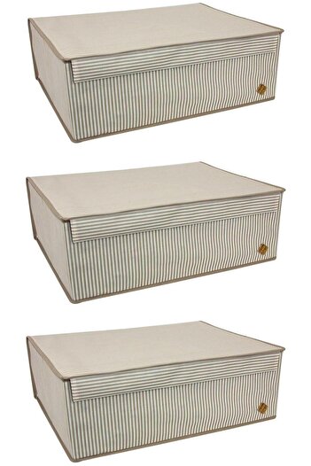 tıkla yolla Основен органайзер, 3 части, покрита кутия-органайзер - 50x40x19 см
