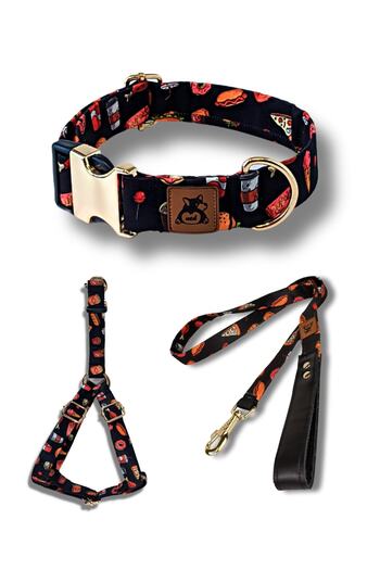 UTDpet Fastfood Dog Collar Set