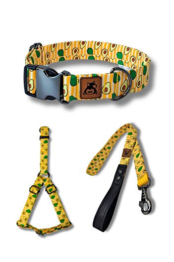 UTDpet Avocado Dog Collar Set