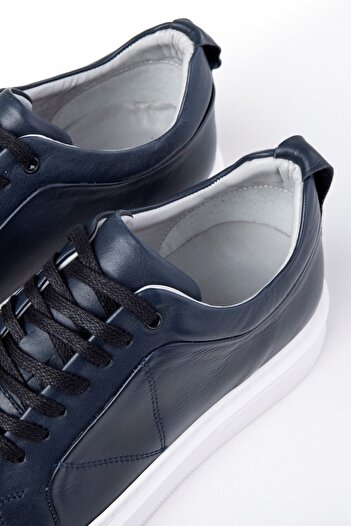 Ducavelli Correndo Erkek Hakiki Deri Sneaker, Bağcıklı Sneaker, Hakiki Deri Sneaker, Erkek Sneaker