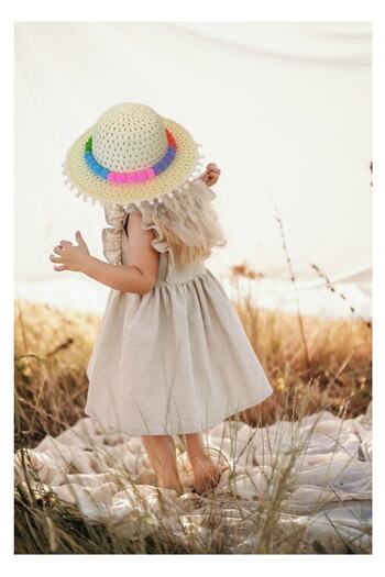 By Piera Straw Girl's Hat - Model 49128