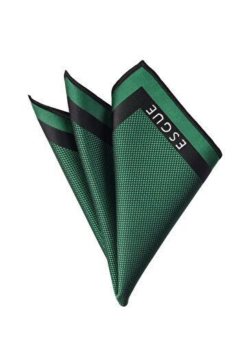 Esgue Green Colored Collar Handkerchief