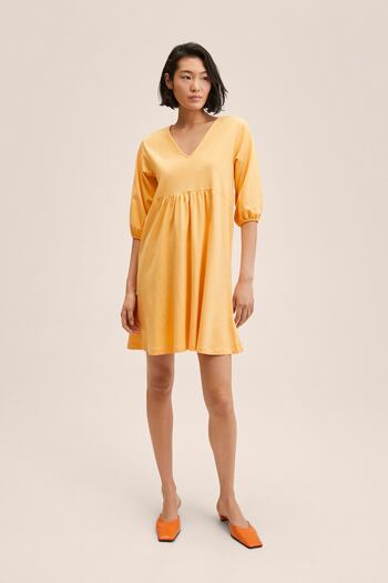 MANGO Woman 27047878 Women / Girls Pastel Orange