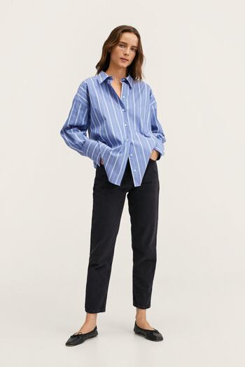 MANGO Woman Black Denim Women's Jeans 27021110