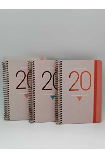 Gıpta 409-FWK 17x24 Spiral Old Agenda 3 Pieces