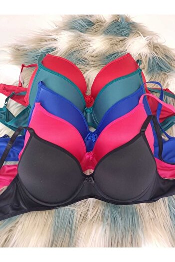 ŞAHANE İÇ GİYİM Set de 5 sutien căptușit colorat