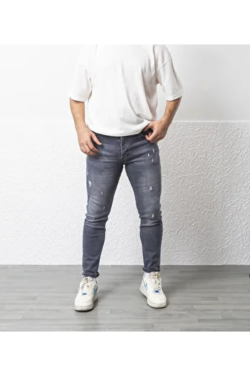 Mıknatıs Giyim Ripped Detailed Slim Fit Jeans