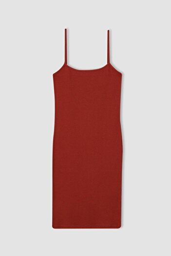 DeFacto Regular Fit Askılı Yazlık Mini Elbise