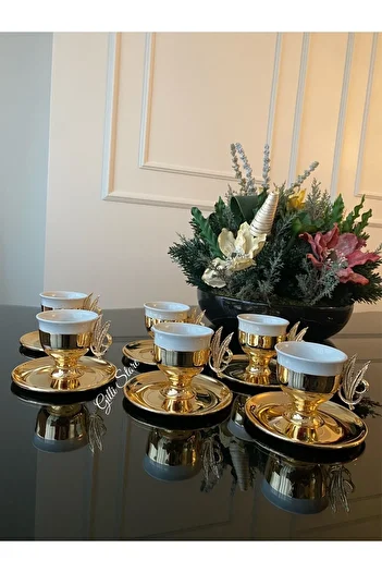GİLLİ STORE 6-Piece Spike Model Coffee Cup Set